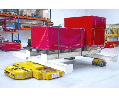 Cărucioare autonome pentru manipularea produselor agabaritice