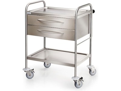 Cărucioare din inox pentru spitale și laboratoare medicale și industriale