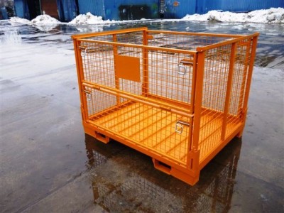 Box paleți metalici, din plasă sau tablă, în diverse configurații