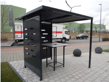 Adăposturi de fumat pentru companii și fabrici