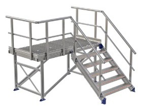 Scări platformă la înălțime